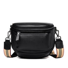 Fashion Lady Leather Diagonal Saddle Bag