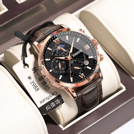 Quartz Multifunctional Chronographe Waterproof