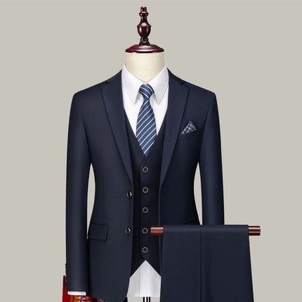 Men's Three-piece Suits For Groomsmen