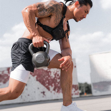 Summer Running Shorts Men 2 in 1 Sports  Shorts