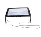 Desktop Magnifying Glass With 4 Led Lights Ultrathin A4 FullPage Large Reading Magnifier The Good Gift For Elders HY52