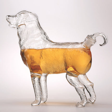 Manufacturers Produce Glass Craft Wine Bottles Chinese Zodiac Dog Bubble Wine Bottles