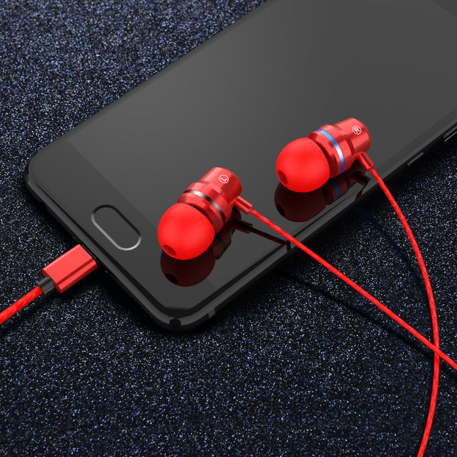 Metal heavy bass in-ear headphones