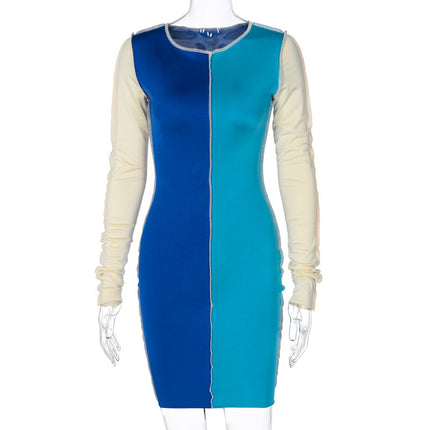 Long sleeve plus size dress