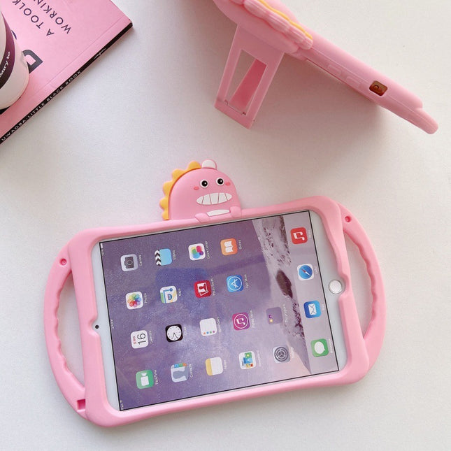 Handle Bracket Tooth Dinosaur Tablet For IPad Mini5 Air3 All-inclusive Pro105 Silicone Case