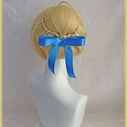 Cosplay wig with long sideburns