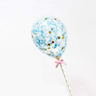 Transparent Confetti Balloon Cake Topper Decoration Party Supplies