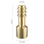 Gold Brushed Dumbbell Vase
