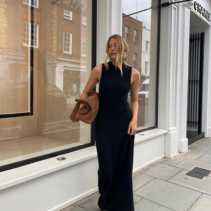 Sleeveless Tassel Long Dress Summer Women
