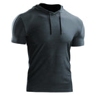 Summer Basketball Hooded Sportswear Men's Short Sleeve