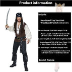 1823 Adult Vest Male Pirate