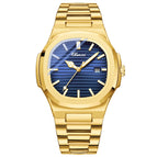 Gold Blue Surface Steel Belt