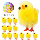 Easter Decoration Chicks 60pcs 3cm High