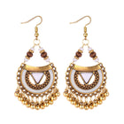Indian Style Oil Dripping Metal Ball Earrings