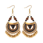 Indian Style Oil Dripping Metal Ball Earrings