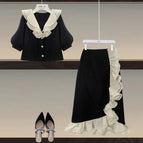Top and skirt