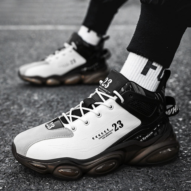 High-top Basketball Sneaker Men's Casual Platform