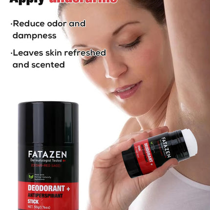 Herbal Deodorant Antiperspirant Stick Body Glide Natural Vegan Cedar Red Sage Fragrance Deodor Balm Deodorant Stick