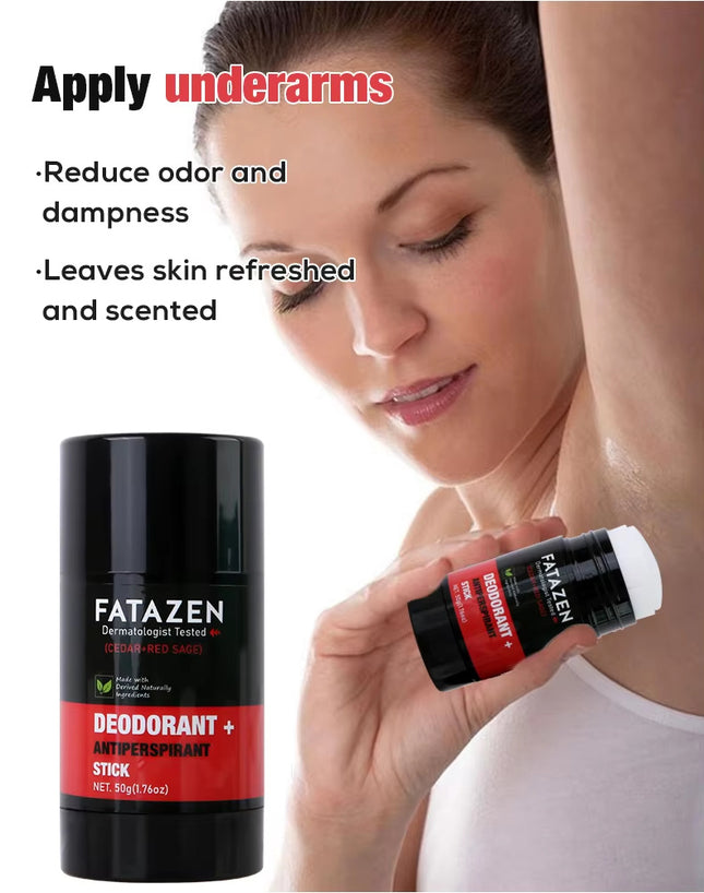 Herbal Deodorant Antiperspirant Stick Body Glide Natural Vegan Cedar Red Sage Fragrance Deodor Balm Deodorant Stick
