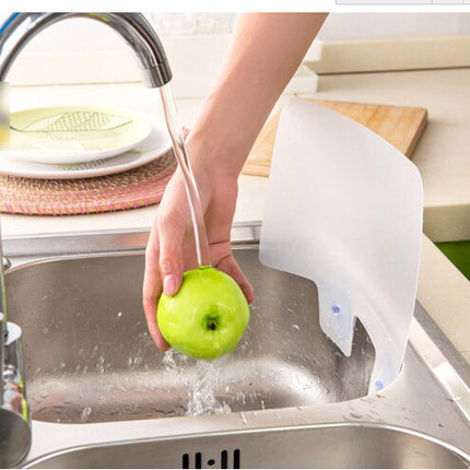 Sink Splash-proof Baffle Transparent Baffle With Suction Cup