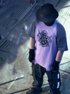 Punk American Street Loose Round Neck Short Sleeve Men