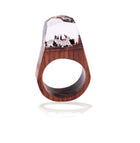 Handcrafted Wood Resin Rings