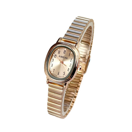 Oval Disk Women's Retro Digital Simple Watch