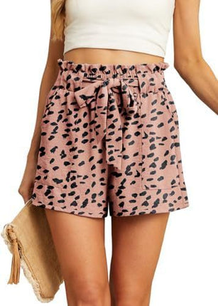 Women's Short Belt Pocket Summer Casual