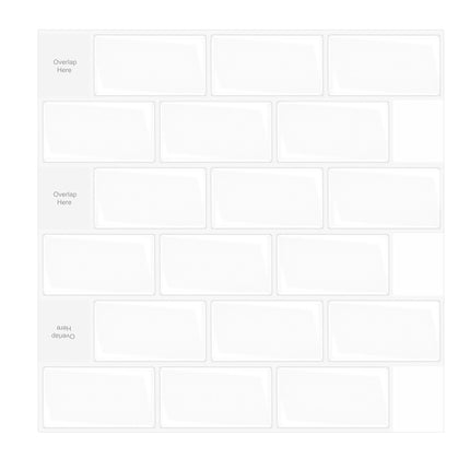 Mosaic Marble Crystal Epoxy Bathroom Wall Sticker Kitchen Wallpaper