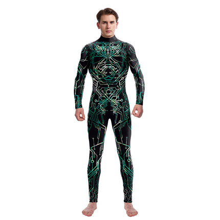 Digital Printing Series Men's And Women's Jumpsuit
