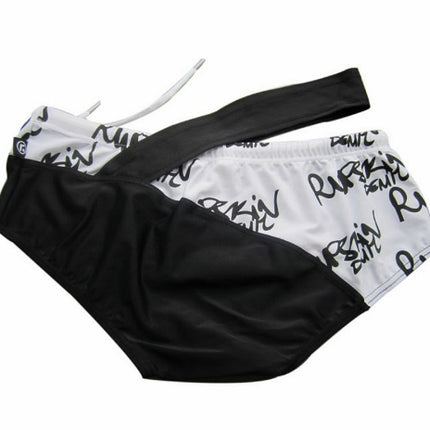Sexy Swimwear Men Trunks Swimming Low Waist Belt Swimsuit Swimsuit for Men Beach Wear Shorts Memories Gay