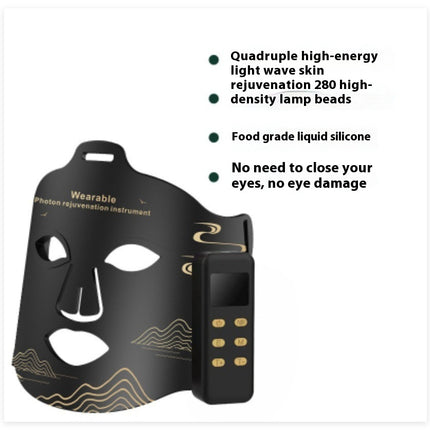New Infrared Phototherapy Beauty Apparatus Face Led Color Light Skin Rejuvenation Beauty Mask