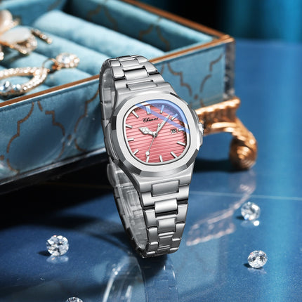 Chenxi Steel Watch Couple Luminous Waterproof Simple Fashion