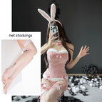 Pink Mesh Stockings / Free Size 80 To120 Jin
