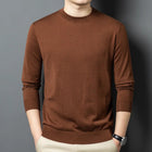 Round Neck Wool T Men's Sweater Skin-friendly