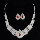 Europe And The United States Exaggerated Full Drill Bridal Suite Necklace