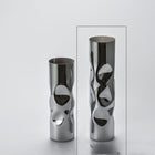 Simple Modern Light Luxury Silver Glass Vase Floral Decorations