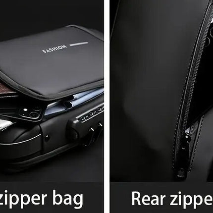 Men S Waterproof Motorcycle Chest Bag - Anti-Theft Shoulder Bag  Oxford Fabric, Multifunctional For Hiking   Outdoor Activities, Outdoor Shoulder Bag   Versatile Carryall  Durable Oxford Fabric