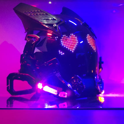 Luminous Helmet Mask Technology Sense