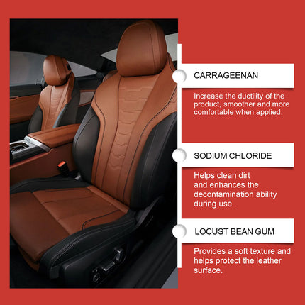 Leather Interior Care Cream Car Seat Polishing