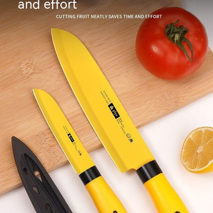 Stainless Steel Yellow Household Fruit Cutting Machine Kitchen Peel Knife Melon Portable