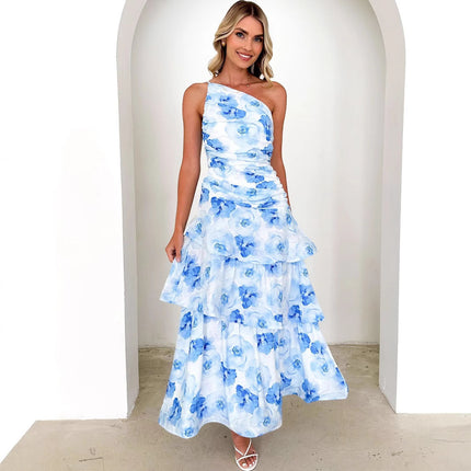 Solid Color Sexy Sling Dress