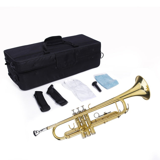 B-flat Brass, Trumpet, With 7C Mouthpiece, Suitable For Standard Students Or Beginners-Selling On Amazon Is Prohibited