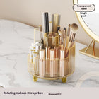 Cosmetics Storage Box Large Capacity Rotatable Dresser Table Lipstick Skin Care Products Transparent Rack Acrylic