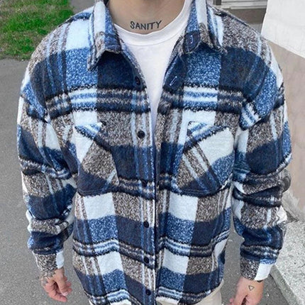 Men's Color Matching 3D Digital Printed T-shirt