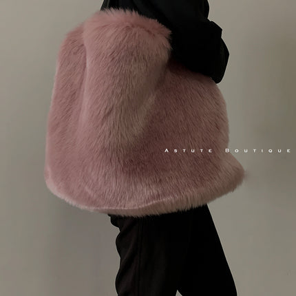 Women Bags, Handbags, Women's Shoulder Bags, Fur Bags, Plush Bags