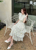Women's Floral Jumpsuit Skirt