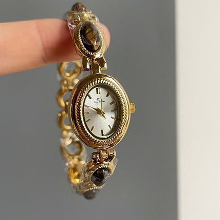 Jade Oval Small Dial Watch Female Bracelet