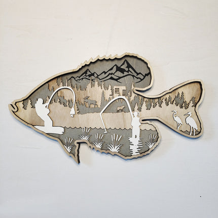 New Marine Animal Wooden Crafts Creative Ornaments