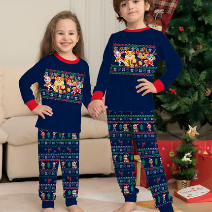 Matching Family Christmas Deer Pajamas Xmas Pjs Women Men Plaid Clothes Holiday Sleepwear